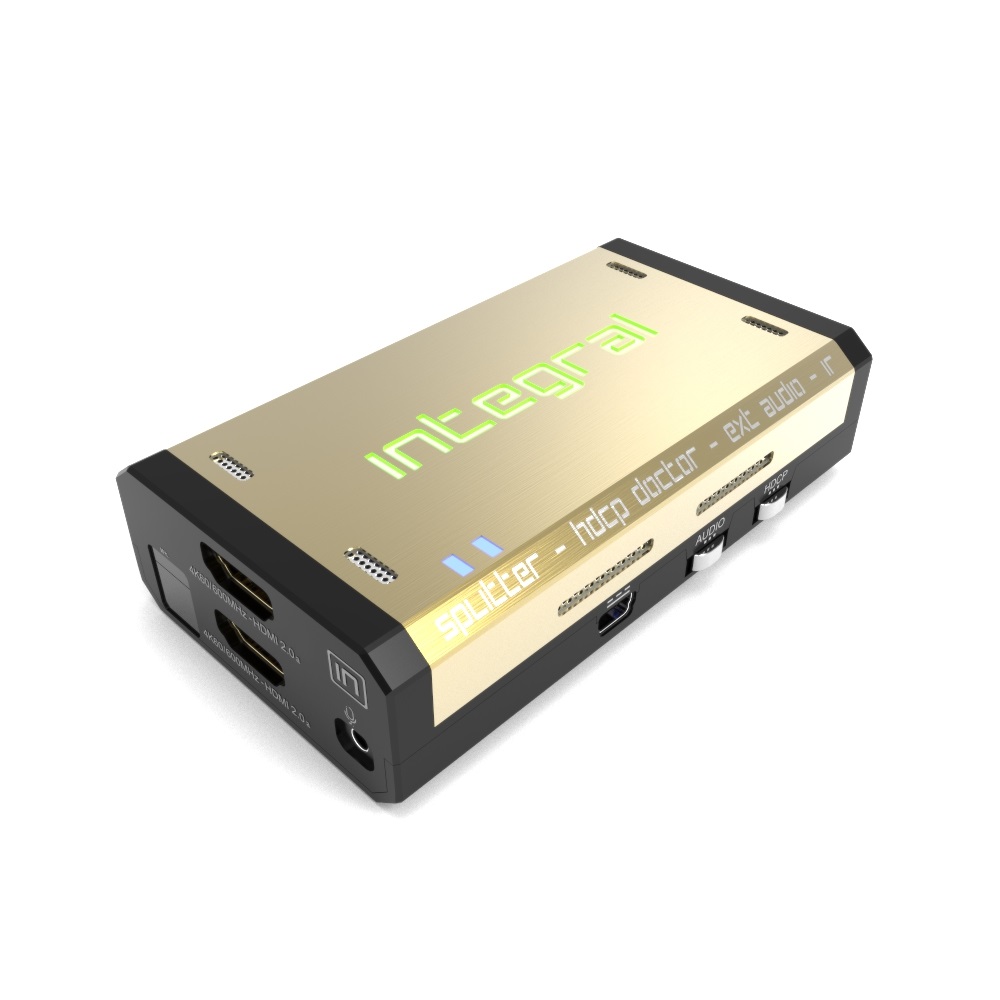 HDFury Integral 2 4K HDR Splitter Two Input Sources Support HDMI Audio Extractor 
